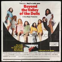 4y001 BEYOND THE VALLEY OF THE DOLLS int'l 6sh '70 Russ Meyer's sexy girls are old at twenty, rare!