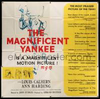 4y056 MAGNIFICENT YANKEE 6sh '51 Louis Calhern as Oliver Wendell Holmes, directed by John Sturges!