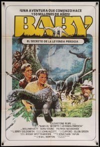 4y280 BABY Argentinean '85 cool dinosaur adventure, secret of the lost legend!