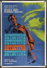 4y302 DETECTIVE BELLI Argentinean '69 Franco Nero knows all the heads & he uses all the bodies!
