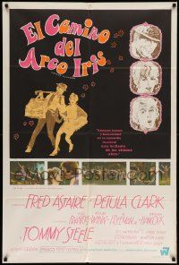 4y311 FINIAN'S RAINBOW Argentinean '68 Fred Astaire, Petula Clark, Francis Ford Coppola!