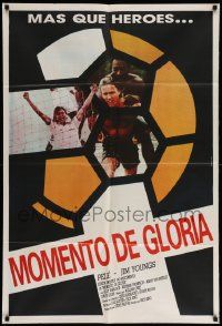 4y319 HOTSHOT Argentinean '86 cool image of soccer/football sports legend Pele & Jim Youngs!