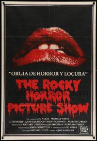 4y353 ROCKY HORROR PICTURE SHOW Argentinean '75 classic close up lips image, different set of jaws!