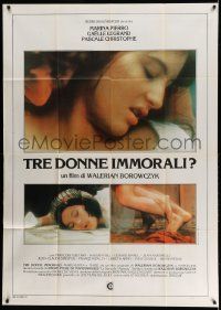 4y524 IMMORAL WOMEN Italian 1p '79 Walerian Borowczyk's Les Heroines du mal, sexy images!