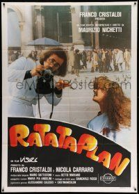 4y620 RATAPLAN Italian 1p '79 Maurizio Nichetti is a mad scientist who can't deal w/ modern times!