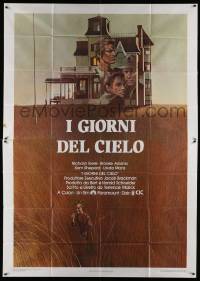 4y142 DAYS OF HEAVEN Italian 2p '79 Richard Gere, Brooke Adams, directed by Terrence Malick!