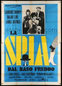 4y247 SPY WITH A COLD NOSE Italian 2p '67 Laurence Harvey, sexy Daliah Lavi, Lionel Jeffries