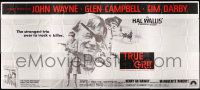 4z093 TRUE GRIT int'l 24sh '69 John Wayne as Rooster Cogburn, Kim Darby, Glen Campbell
