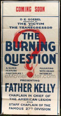 4z099 BURNING QUESTION 3sh '19 Father Kelly & good Americans fight evil Bolsheviks during WWI!