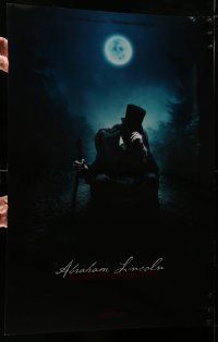 4z133 ABRAHAM LINCOLN: VAMPIRE HUNTER lenticular teaser 1sh '12 Walker in statue pose!