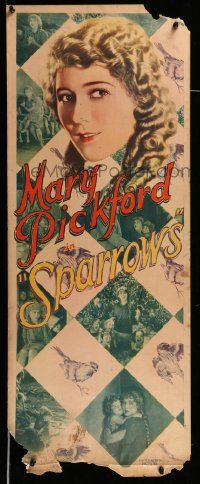 4z080 SPARROWS insert '26 great close up of Mary Pickford smiling with young boy!