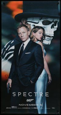 4z292 SPECTRE 26x50 phone booth poster '15 Daniel Craig as James Bond 007 w/ sexy Lea Seydoux!