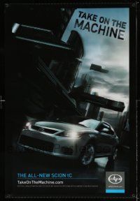 4z148 TOYOTA lenticular 27x40 advertising poster '10 cool advertisement for the Scion TC!