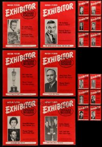 5a094 LOT OF 18 EXHIBITOR 1962 EXHIBITOR MAGAZINES '62 filled with movie images & information!