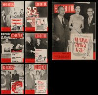 5a118 LOT OF 7 EXHIBITOR 1953 EXHIBITOR MAGAZINES '53 filled with movie images & information!