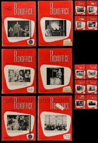 5a101 LOT OF 16 1963 BOX OFFICE EXHIBITOR MAGAZINES '63 filled with movie images & information!