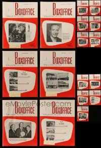 5a099 LOT OF 17 1967 BOX OFFICE EXHIBITOR MAGAZINES '67 filled with movie images & information!