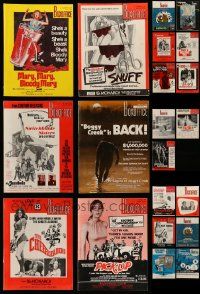 5a091 LOT OF 21 1975 BOX OFFICE EXHIBITOR MAGAZINES '75 filled with movie images & information!