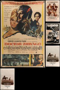 5a294 LOT OF 5 UNFOLDED 40X60S '70s Doctor Zhivago, Policewomen, Bad Company, Butch Cassidy!