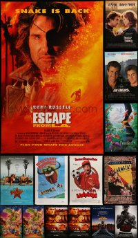 5a512 LOT OF 15 UNFOLDED MOSTLY SINGLE-SIDED MOSTLY 27X40 ONE-SHEETS '80s-00s great movie images!