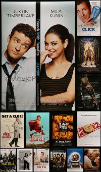 5a493 LOT OF 18 UNFOLDED DOUBLE-SIDED 27X40 MOSTLY COMEDY ONE-SHEETS '00s-10s great movie images!