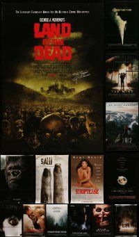 5a497 LOT OF 17 UNFOLDED MOSTLY DOUBLE-SIDED 27X40 HORROR/SCI-FI ONE-SHEETS '90s-10s cool!