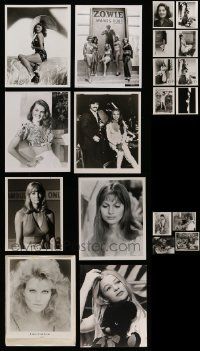 5a387 LOT OF 20 REPRO 8X10 STILLS '80s great portraits of sexy actresses, some half clad!