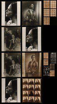5a362 LOT OF 21 CLAIRE BLOOM 8X10 STILLS AND CONTACT SHEETS '60s-70s many images of the actress!