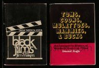 5a228 LOT OF 2 BLACK FILM HISTORY HARDCOVER BOOKS '73 & '75 African Americans in the movies!
