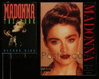 5a222 LOT OF 2 MADONNA HARDCOVER BOOKS '91 & '93 illustrated biographies of the pop legend!
