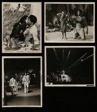 5a377 LOT OF 4 ELVIS PRESLEY 8X10 STILLS '60s-70s great movie scenes with romance & performing!