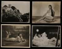 5a378 LOT OF 4 8X10 STILLS OF SEXY WOMEN '20s-60s half-dressed girls in sexy poses!
