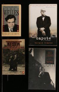 5a244 LOT OF 4 MOVIE STAR BIOGRAPHY SOFTCOVER BOOKS '70s-90s Orson Welles, Buster Keaton & more!