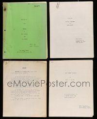 5a023 LOT OF 4 TV AND MOVIE SCRIPTS AND TREATMENTS '70 - '81 none of these were ever produced!