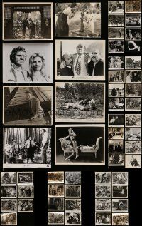 5a334 LOT OF 55 8X10 STILLS '50s-70s lots of different movies + one 1920s Lon Chaney Sr.!