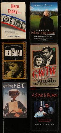 5a182 LOT OF 6 HARDCOVER MOVIE BOOKS '50s-10s Gone with the Wind, A Star is Born & more!