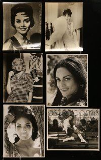 5a008 LOT OF 6 PRETTY WOMEN 11X14 STILLS '40s-60s great portraits of beautiful actresses!