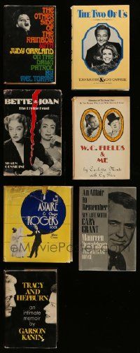 5a170 LOT OF 7 HARDCOVER MOVIE BOOKS ABOUT HOLLYWOOD COUPLES '70s-80s Bette/Joan, Astaire/Rogers