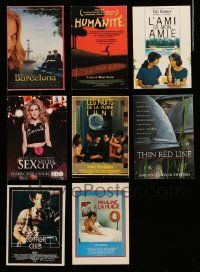 5a288 LOT OF 8 POSTCARDS '00s cool full-color images from U.S. & non-U.S. movie posters!
