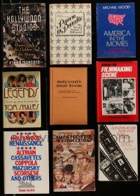 5a159 LOT OF 9 HARDCOVER MOVIE BOOKS '70s-80s great information about Hollywood & moviemaking!