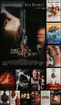 5a488 LOT OF 18 UNFOLDED MOSTLY DOUBLE-SIDED 27X40 ONE-SHEETS '90s-00s great movie images!