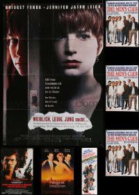 5a014 LOT OF 7 FOLDED GERMAN A0 POSTERS '80s-90s great images from a variety of movies!