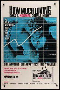 5b207 COMMON LAW CABIN 1sh '67 Russ Meyer, How Much Loving Does a Normal Couple Need!