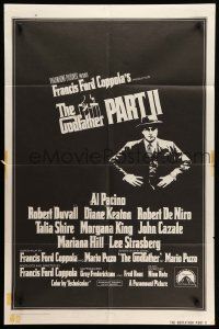 5b372 GODFATHER PART II int'l 1sh '74 Al Pacino in Francis Ford Coppola classic crime sequel!