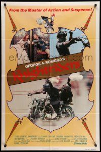 5b490 KNIGHTRIDERS int'l 1sh '81 George A. Romero, Ed Harris, medieval motorcycle jousting!