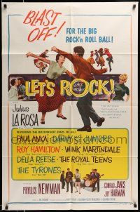 5b517 LET'S ROCK 1sh '58 Paul Anka, Danny and the Juniors, and 1950s rockers!