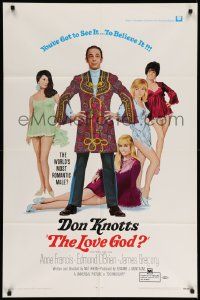 5b540 LOVE GOD 1sh '69 Don Knotts is the world's most romantic male with sexy babes!