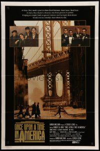 5b690 ONCE UPON A TIME IN AMERICA int'l 1sh '84 De Niro, James Woods, directed by Sergio Leone!