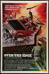 5b710 OVER THE EDGE 1sh '79 Matt Dillon, Jonathan Kaplan cult classic!