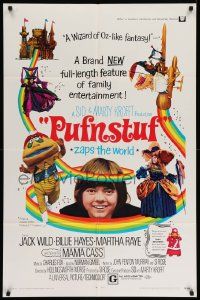 5b786 PUFNSTUF 1sh '70 Sid & Marty Krofft musical, wacky images of characters!